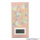 【送料無料】MOOMIN ムーミン 湿温度計 ピンク KC-5215