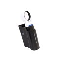 【送料無料】 エッシェンバッハ mobiluxLED+mobase LEDワイドライトルーペ&専用スタンド 35mmΦ(7倍) 1511-7M