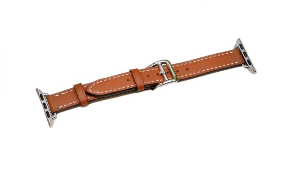 【送料無料】Slim Line クラシック本革バンド for Apple Watch 41/40/38mm メープルブラウン WP23146AW