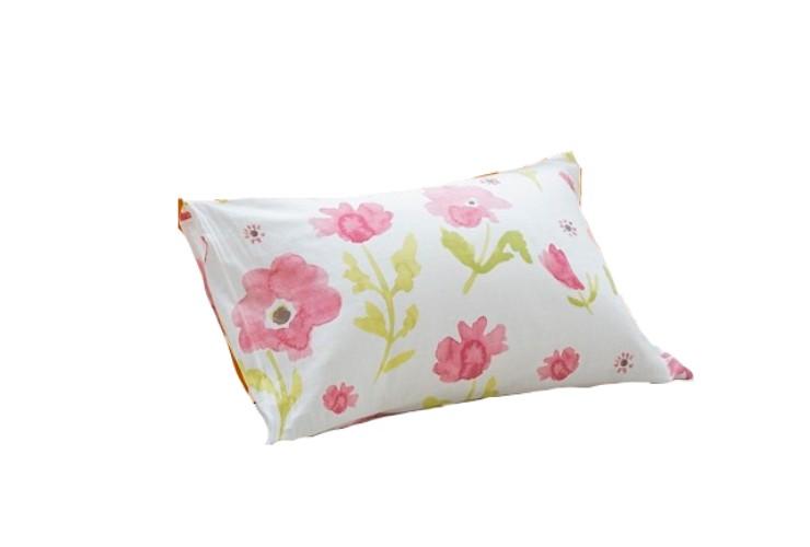 【送料無料】 西川 水彩タッチのフラワー柄の2重ガーゼピローケース　ピンク 218767911100