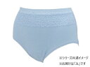 【送料無料】ソフラピレンショーツ サックス 3L・102577(4)