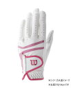 【送料無料】 ウイルソン パフォーマンスネオ レディースグローブ 左手用 ホワイト/ピンク 19cm