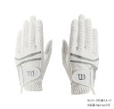 【送料無料】 ウイルソン パフォーマンスネオ レディースグローブ 両手用 ホワイト/シルバー 21cm