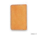 【送料無料】クラフト社 革キット SIMPLE LEATHER STYLE カードケース ナチュラル・4392-01