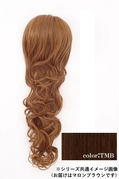 【送料無料】 プリシラ ストレッチウィッグ ゴージャスリッチカール AC-80 耐熱　TMB・マロンブラウン