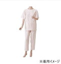 【送料無料】 神戸生絲 婦人楽らくガーゼパジャマ上下(半袖) L No.900 ローズ(4)