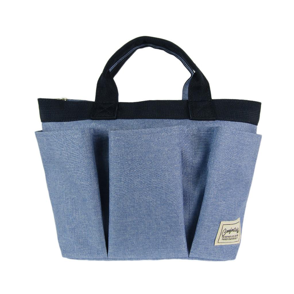 【送料無料】 優美社 4069-00 Cacha Cacha (カチャカチャ) スリーポケット ランチバッグ ブルー