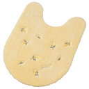 【送料無料】 センコー SDS スイートミモザ ロング トイレマット 約80×60cm イエロー 15705