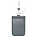 【送料無料】 LIHIT LAB.(リヒトラブ) myfa(ミファ) カードスタンドケース チャコールブラック A-3300-24