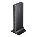 【送料無料】 サンワサプライ ドッキングステーション(4K・HDMI×2画面出力・ACアダプタ付) USB-CVDK16