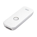 【送料無料】 サンワサプライ Bluetooth1次元バーコードリーダー ホワイト BCR-BT1D8W