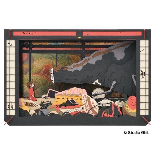 【送料無料】千と千尋の神隠し PAPER THEATER 響宴の後 (約100×153×42mm) ペーパーシアター 立体パズル ペーパークラフト キット 組み立て 重ね合わせ カオナシ ジブリ キャラクター グッズ コレクション 大人 子供 趣味 PT-L04 15063