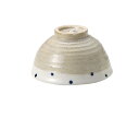 【送料無料】カクニ 水玉(青) 茶碗 K43226