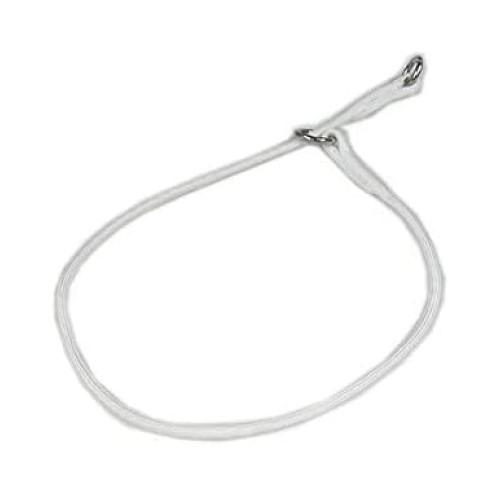 【送料無料】 プロ用訓練リード　ショードッグ専用　パラシュートカラー　60cm　白 030285