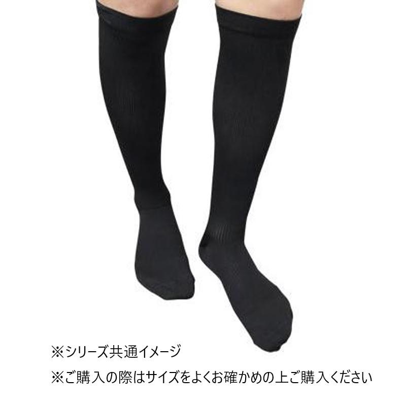 【送料無料】医療用弾性ストッキング　レックスフィット　男性向きハイソックス　中圧　ブラック　Mサイズ1812