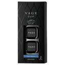 送料無料 VAGE(バーグ) 車用エアコンルーバー 取付タイプ クリップ 2個セット アクアミュゲ 6290 車用 芳香 消臭 芳香剤 消臭剤 車専用消臭芳香剤 フローラルの香り 透明感 モノトーン デザイン 送風口 車 日本語