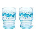 【送料無料】 アデリアレトロ 水飲みコップ ペア 花の輪 S6349