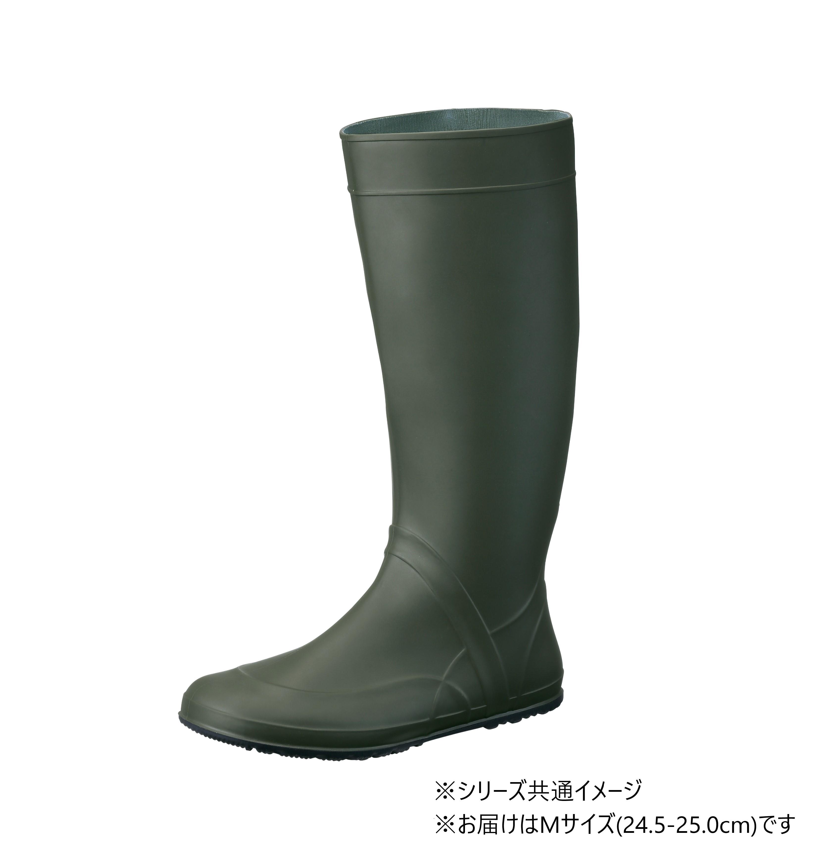 【送料無料】 福山ゴム工業　長靴 ノーカーズ 1　Mカーキ BB40100