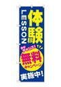 【送料無料】のぼり GNB-2131 体験LESSON 無料キャンペ(3)