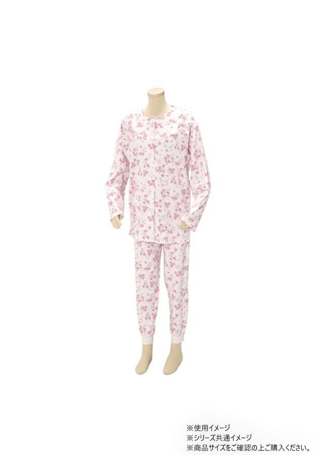 【送料無料】 幸和製作所 簡単着替えパジャマ　ピンク　婦人用　PA04W-PK-L