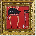 【送料無料】 ユーパワー ドミンゲス アートフレーム 「ネズミのおでまし」 DO-04307