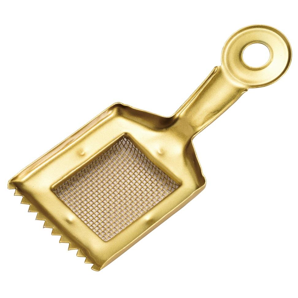 【送料無料】 網付き灰ならし 網広タイプ 金塗装 632200u300062