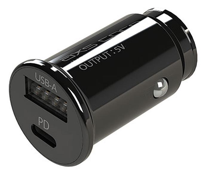 【送料無料】アークス（axs） コンパクトDC充電器PD+QC ブラック X-303