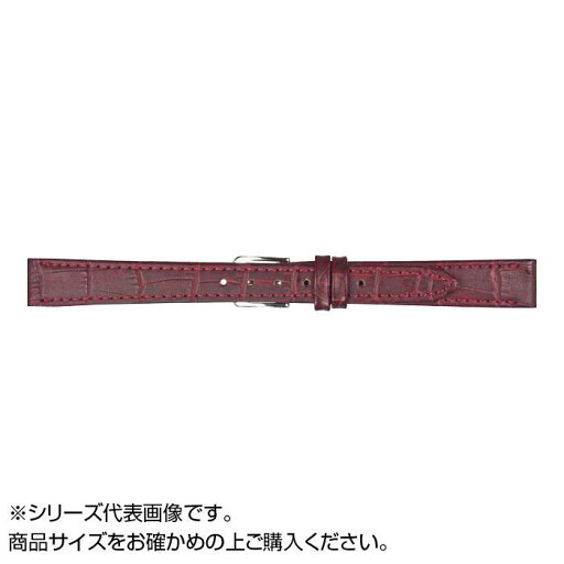 【送料無料】MIMOSA(ミモザ) 時計バンド P型押ワニ 14mm ワイン (美錠:銀) CP-W14 【送料無料】MIMOSA(ミモザ) 時計バンド P型押ワニ 14mm ワイン (美錠:銀) CP-W14