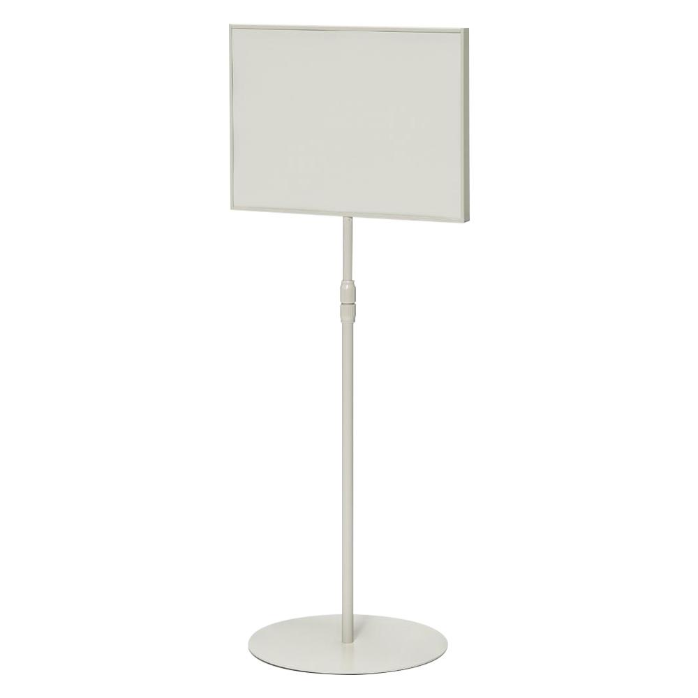 【送料無料】ナカキン カバー付サインスタンド(上下スライド型) A3サイズ 横型 NSS-FA3Y-WG