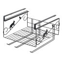 シンク上などの空間を有効活用。可愛い親子のネコが両サイドに付いたお洒落なラックです。棚下に差し込んで取付けるだけの簡単設置。ふきんやキッチンペーパーをかけられます。サイズ幅295×奥行300×高さ212mm個装サイズ：30.5×23.2×31cm重量795g個装重量：1088g素材・材質スチール（ポリエステル樹脂粉体塗装）クッションゴム:合成ゴム仕様耐荷重:1.5kg【適応サイズ】扉と棚板の隙間:約3mm以上棚板の厚さ:約2.5cm以内付属品取扱説明書生産国日本広告文責:三山木子有限会社Tel 06-6345-7927※モニターの設定などにより、実際の商品と色味や素材の見え方が異なる場合がございます。あらかじめご了承ください。シンク上などの空間を有効活用。可愛い親子のネコが両サイドに付いたお洒落なラックです。棚下に差し込んで取付けるだけの簡単設置。ふきんやキッチンペーパーをかけられます。fk094igrjs
