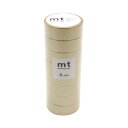 【送料無料】mt マスキングテープ 8P 金 幅15mm×7m 同色8巻パック MT08P205R