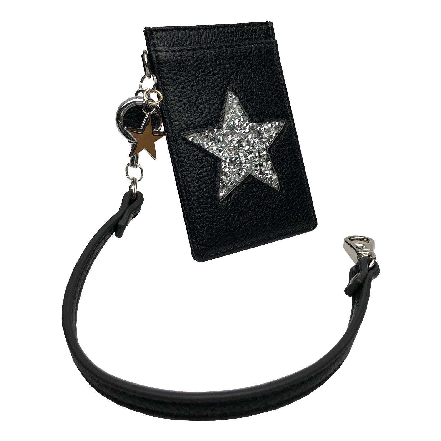 【送料無料】Pisoraro（ピソラロ) スタージェリー リール付きパスケース ブラック PR88