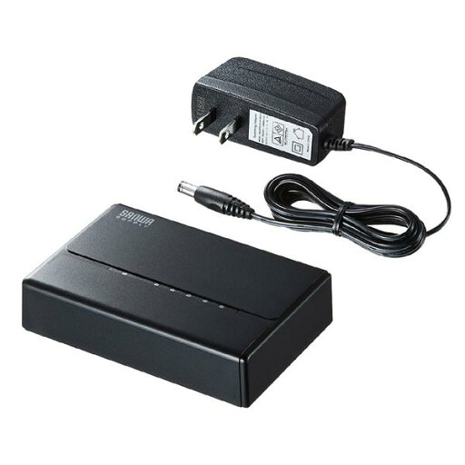 【送料無料】サンワサプライ スイッチングハブ(5ポート・マグネット付き) LAN-SWHP501BK 【送料無料】サンワサプライ スイッチングハブ(5ポート・マグネット付き) LAN-SWHP501BK