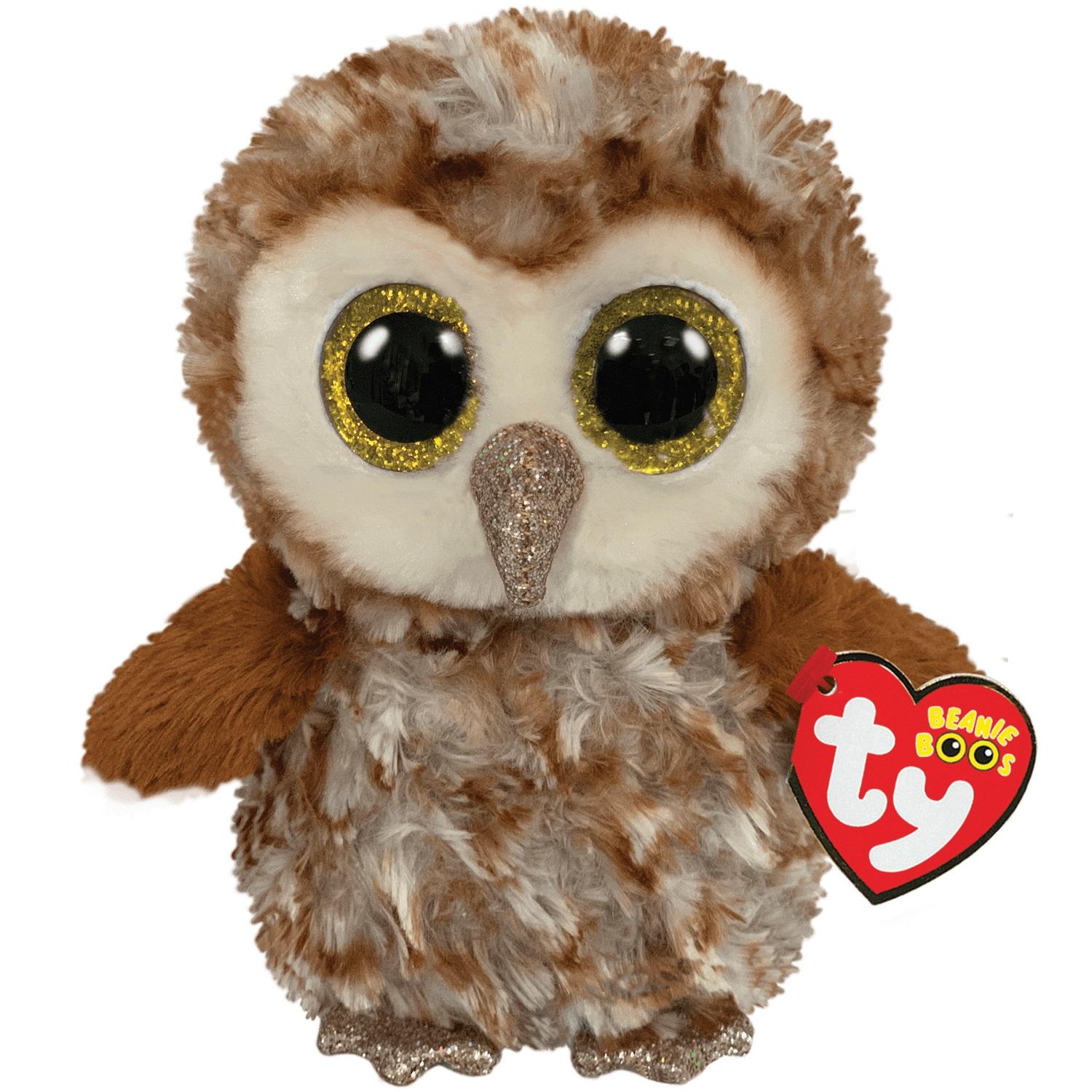 【送料無料】Ty ビーニーブーズ・ベイビーズ Mサイズ フクロウ パーシー 36326