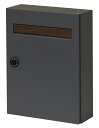 【送料無料】MOJYU 壁掛けポスト Enzo エンツォ グレー WM-015