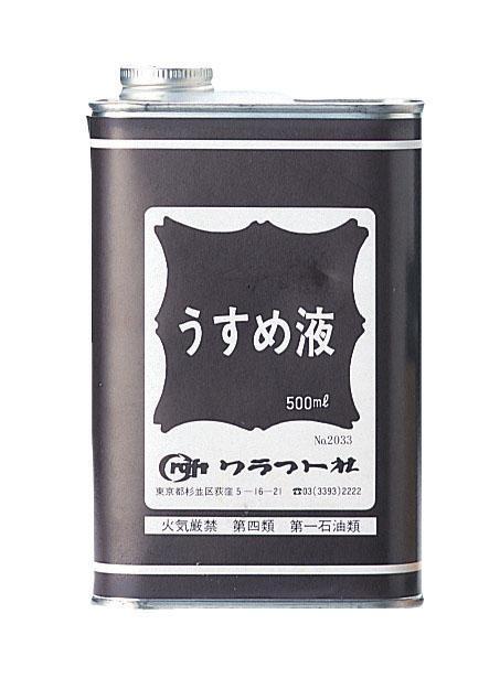 【送料無料】 クラフト社 うすめ液 (500ml) 3本セット レザーダイ オイルダイ 希釈 筆洗液 クラフト染..