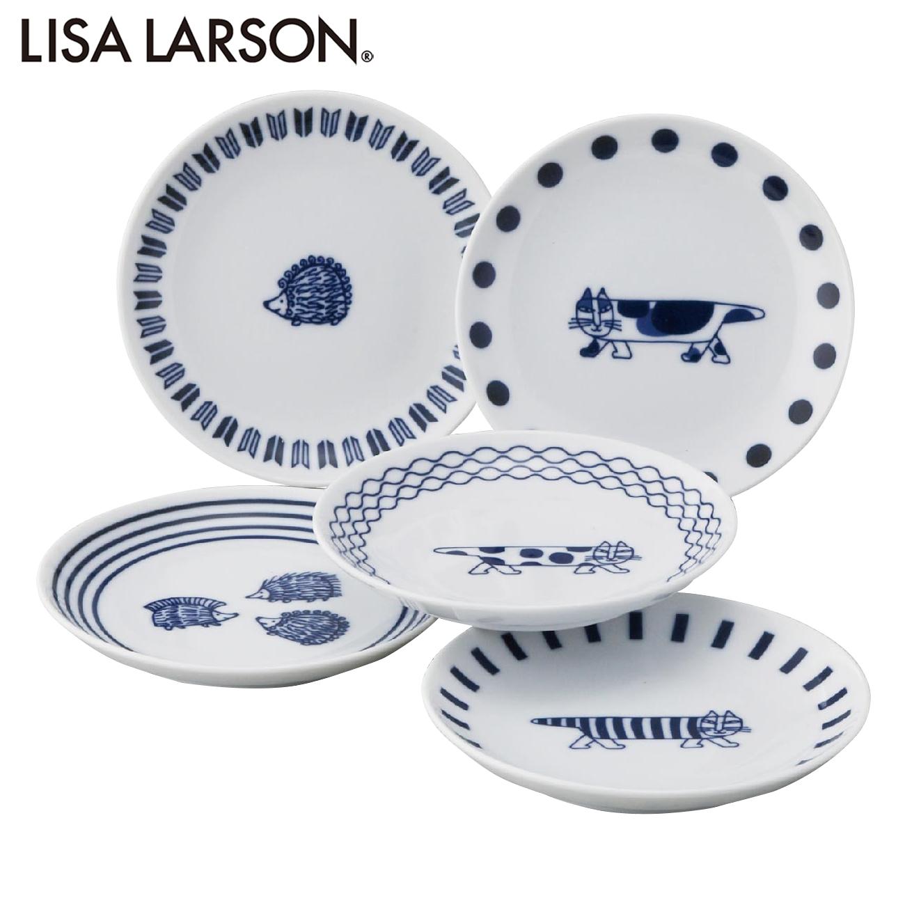 リサ・ラーソン 【送料無料】LISA LARSON リサラーソン Sometsuke ファイブプレートセット LL80-57