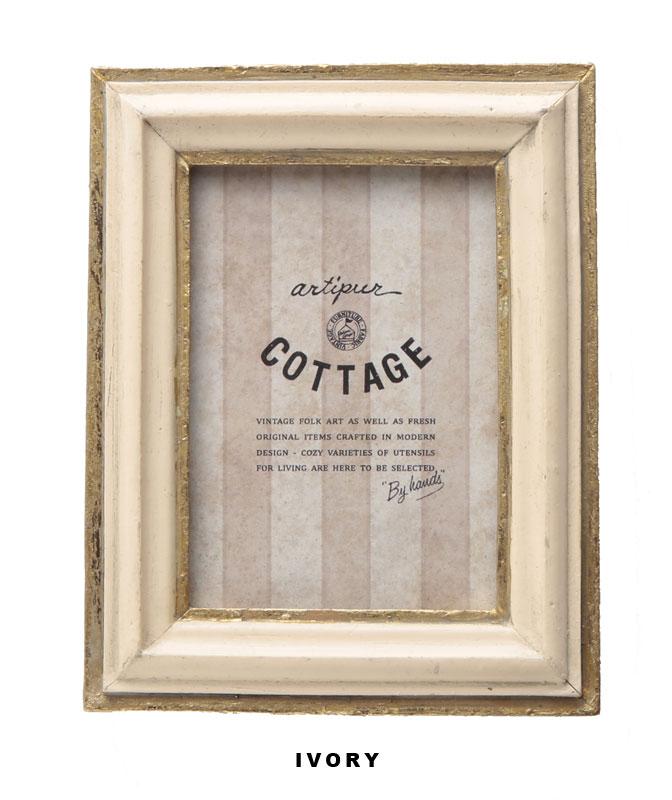 【送料無料】東京かんかん レクタングルフォトフレーム アイボリー M45-1502IV