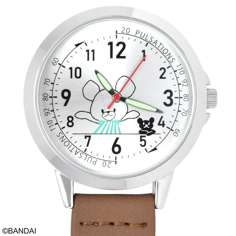 【送料無料】くまのがっこう カラビナ付きウォッチ Good Day Jackie ココアブラウン ST-TSK0003