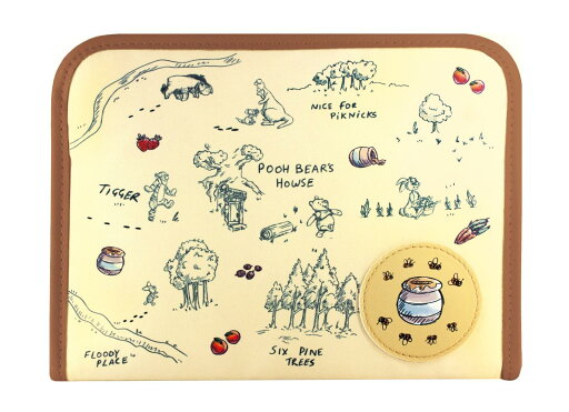 【送料無料】プーさん&フレンズ ファスナージャバラマルチケース DFJM-2602K 【送料無料】プーさん&フレンズ ファスナージャバラマルチケース DFJM-2602K