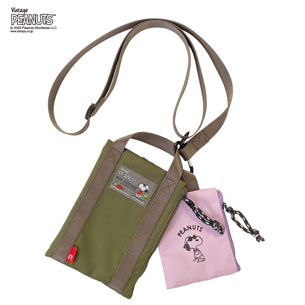 【送料無料】ROOTOTE　ルートート　IP.Lanyard.PEANUTS-8K KHAKI　832502