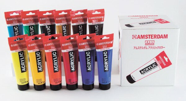 【送料無料】ターレンス アムステルダムアクリリックカラー120ml 12色BNセット AAC12SETBN 498787