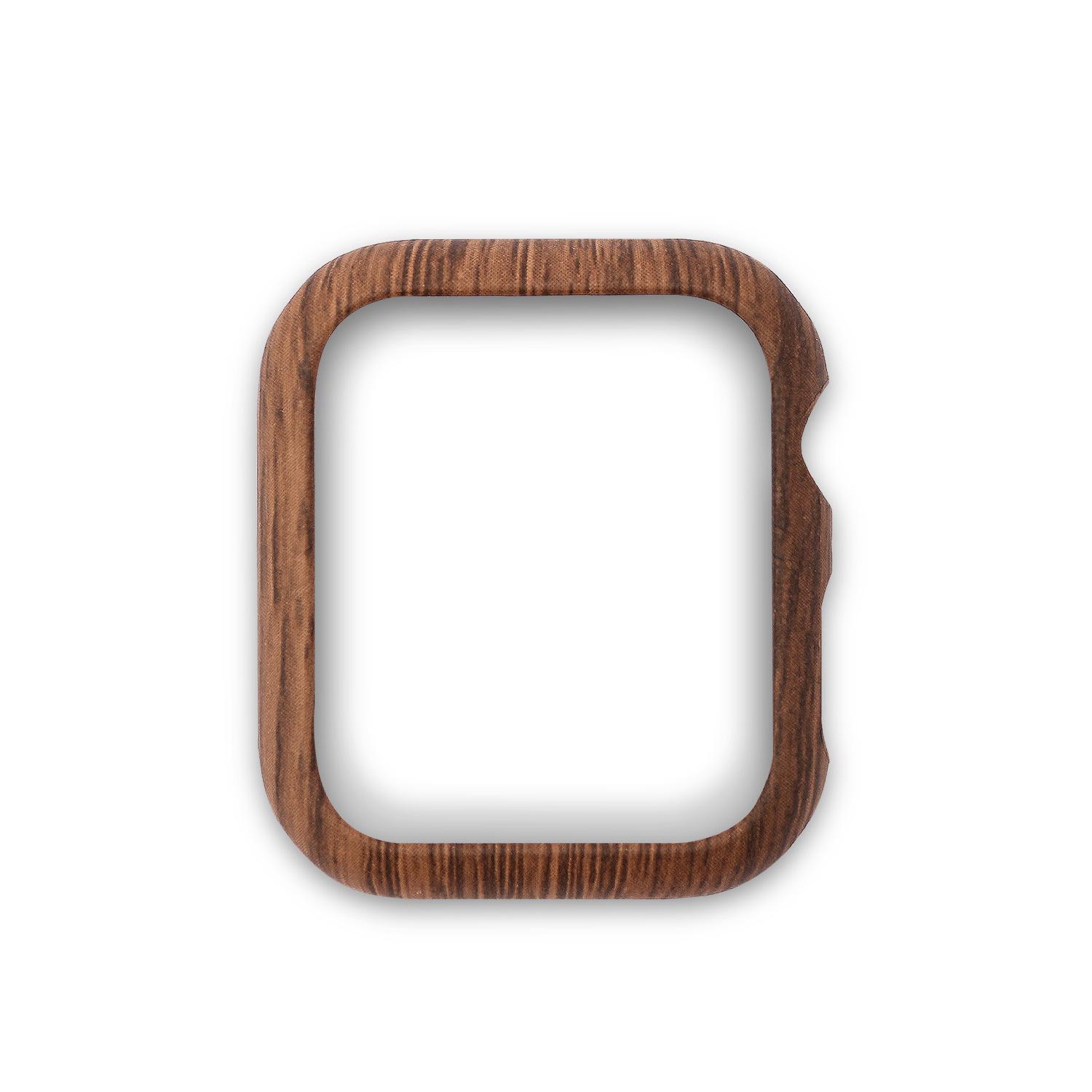 【送料無料】ハードケース for Apple Watch 40mm ウォルナット調パターン VW74051AWW