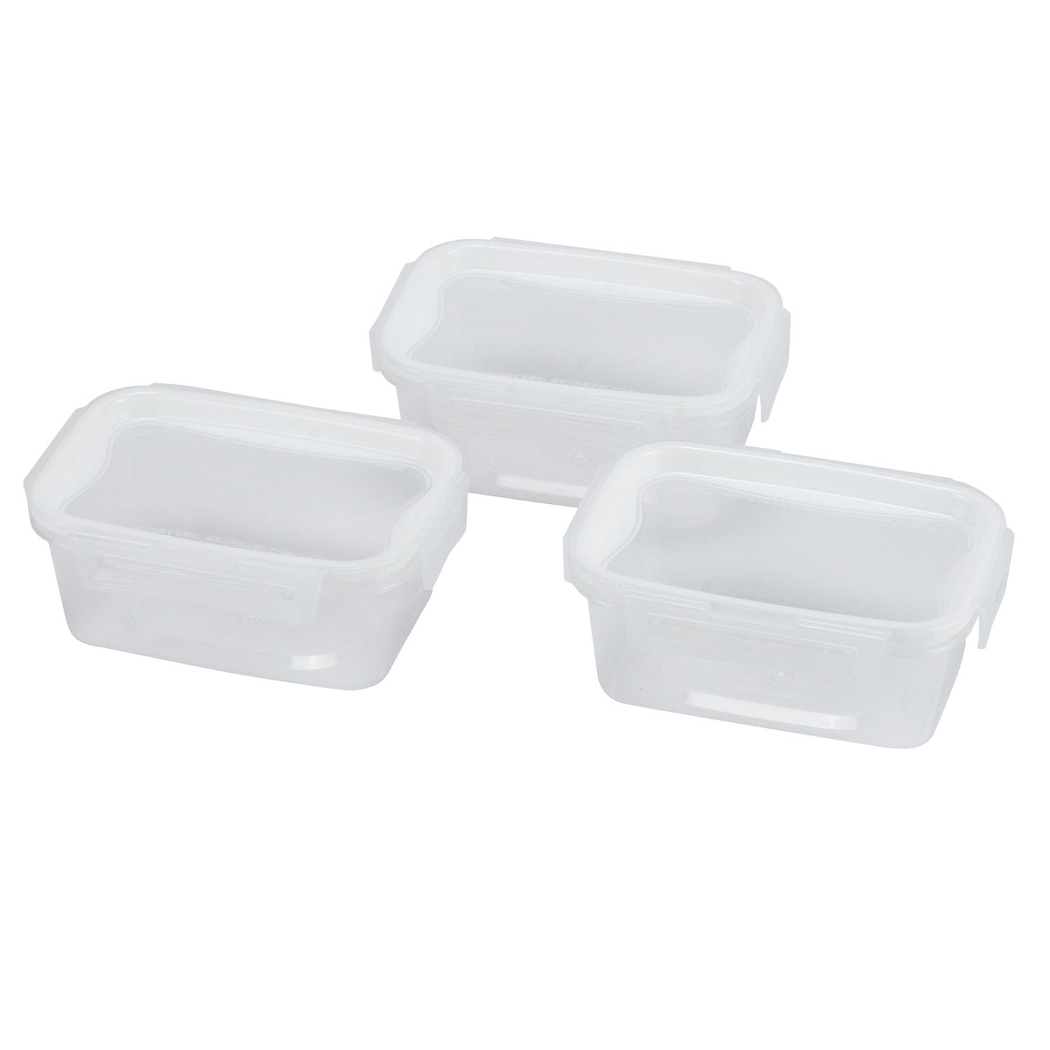 【送料無料】パール金属 ネオキープロック 保存容器 長方形 M 3個組 HB-5750