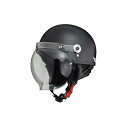 【送料無料】リード工業 CROSS ハーフヘルメット ハーフマットブラック フリーサイズ CR-760