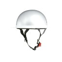 【送料無料】リード工業 CROSS ハーフヘルメット シルバー フリーサイズ CR-740