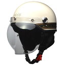 【送料無料】リード工業 CROSS ハーフヘルメット エスニックアイボリー フリーサイズ CR-760