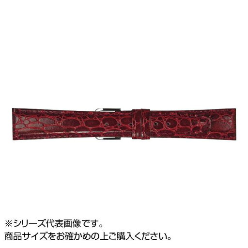 【送料無料】MIMOSA(ミモザ) 時計バンド RA型押ワニ 19mm ワイン (美錠:銀) CRA-W19 【送料無料】MIMOSA(ミモザ) 時計バンド RA型押ワニ 19mm ワイン (美錠:銀) CRA-W19