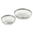 【送料無料】ミズリード ステンレス浅型ザル2PCSセット(19cm・25cm) SJ3356