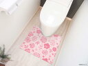 【送料無料】オカトー 使い捨てトイレマット 15枚入 ピンク